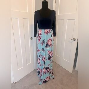 Pink Blush Long Sleeve Dress. Size XL. Perfect for Weddings/Special Events.